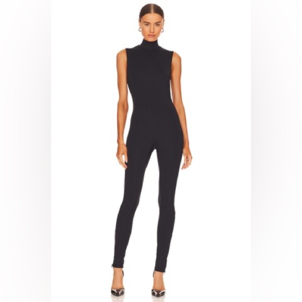 Susana Turtleneck Sleeveless Catsuit Jumpsuit
